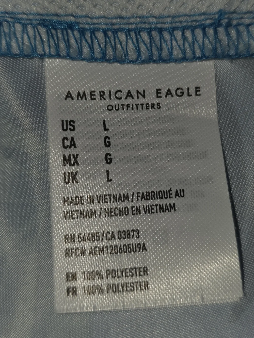 American Eagle Men's Teal & Blue Tropical Board Shorts Size Large